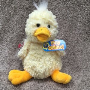 Vintage 2007 Quackly Yellow Duck Chick Beanie Baby